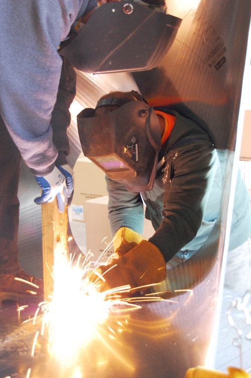 Fabricating HVAC sheet metal