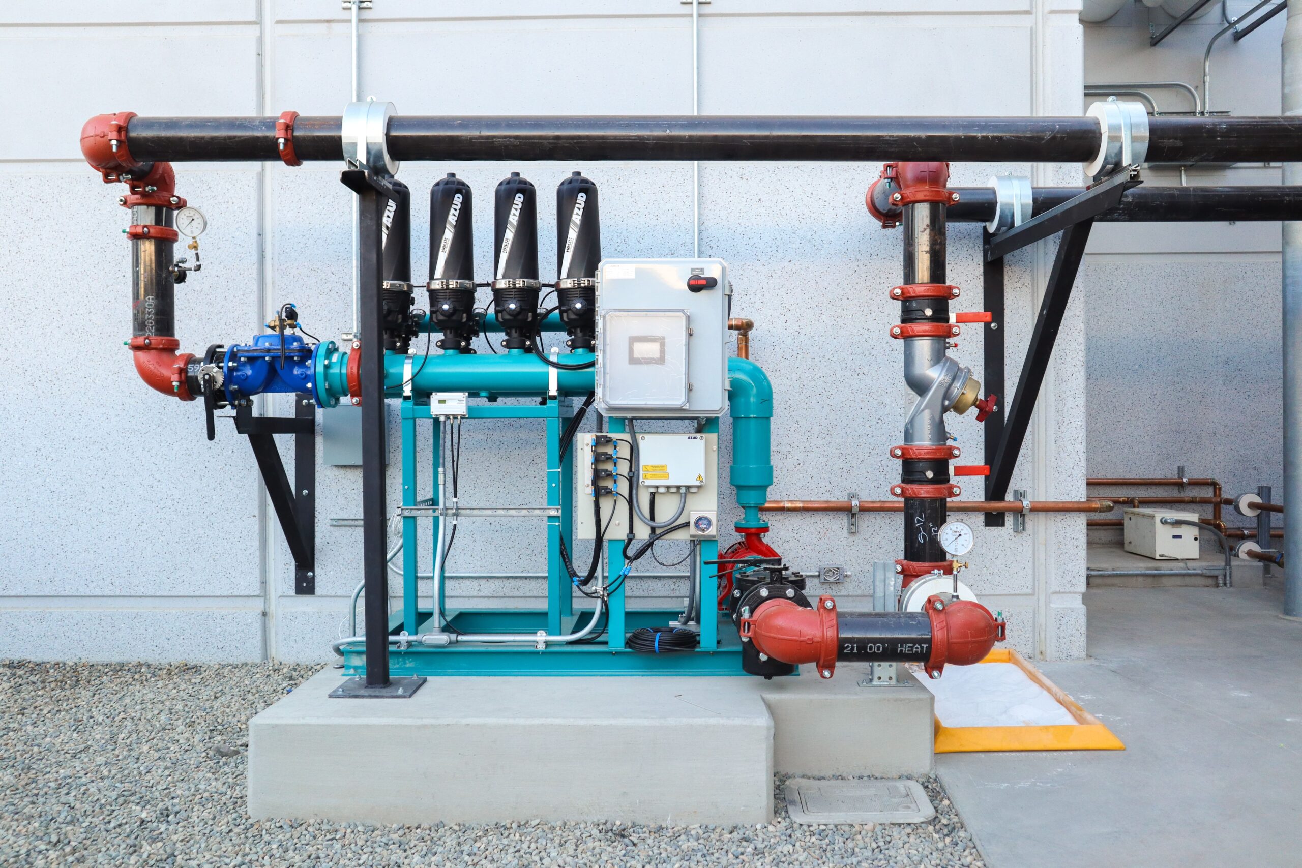commercial-plumbing-disc-filter-piping commercial plumbing piping for data center