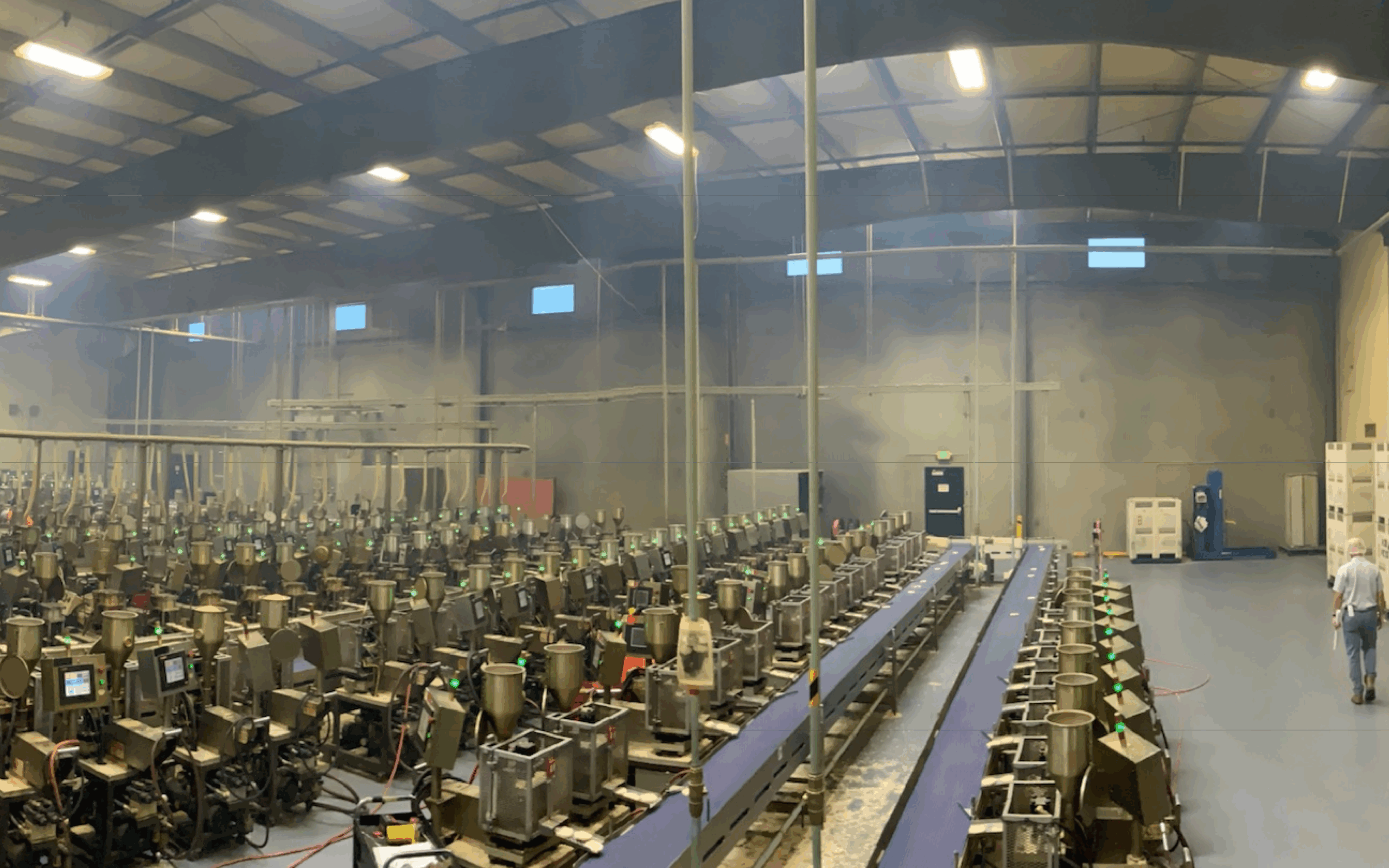 Rice popping production room