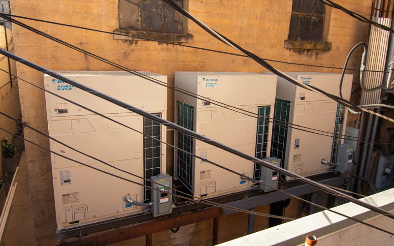 New VRV Units Installed